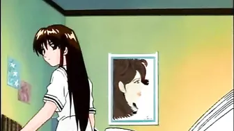 Bound and Gagged Anime Co-Ed Gets Vibrated Wet Pussy