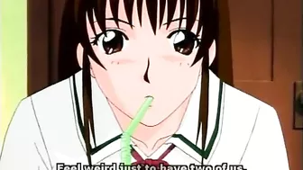 Bound and Gagged Anime Co-Ed Gets Vibrated Wet Pussy