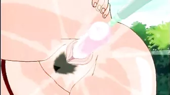 Bound and Gagged Anime Co-Ed Gets Vibrated Wet Pussy