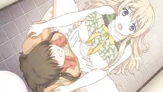 Forced Shemale Anime Coed Gagging and Hot Fucking in Toilet Bondage