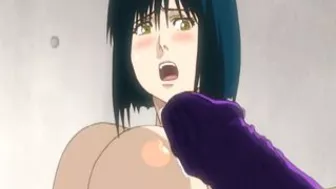 Busty Japanese Plugs Vibrator in Her Ass - Hentai Busty Japanese Plugs Vibrator in Her Ass - Hentai