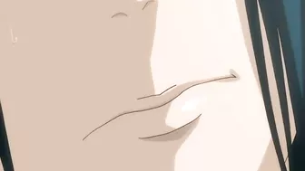 Busty Japanese Plugs Vibrator in Her Ass - Hentai