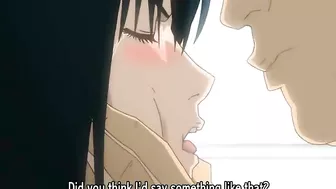 Busty Japanese Plugs Vibrator in Her Ass - Hentai