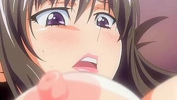 Busty Coed Poked Hard by Hentai, Creamed for Your Pleasure