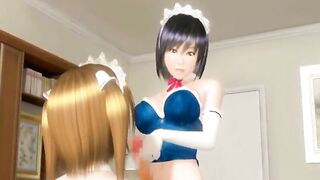 Shemale Maid Bareback Fucked in Anime Hentai Toon