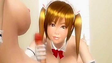 Shemale Maid Bareback Fucked in Anime Hentai Toon