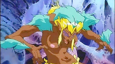 Shemale Gets Gangbanged in Group Anime Sex