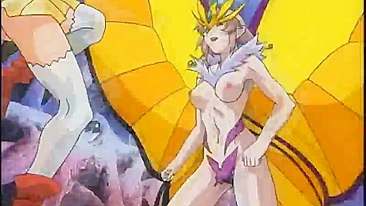 Shemale Gets Gangbanged in Group Anime Sex