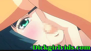 Shemale Blowjob and Hardcore in Anime Hentai