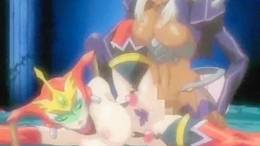 Busty Shemale Breasted and Penetrated in Anime Hentai