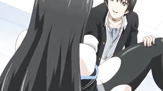 Hentai Coed Gets Shafted with Dildo and Hand Until Creamy Release