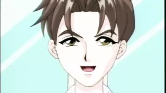 Redhead hentai babe with big boobs gets shoved into her wet pussy