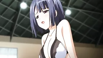 Bound Guy Gets Double Teamed by Two Sexy Hentai girls