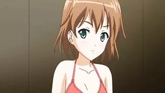 Bound Guy Gets Double Teamed by Two Sexy Hentai girls