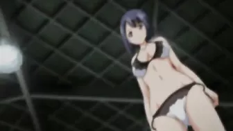 Bound Guy Gets Double Teamed by Two Sexy Hentai girls