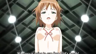 Bound Guy Gets Double Teamed by Two Sexy Hentai girls