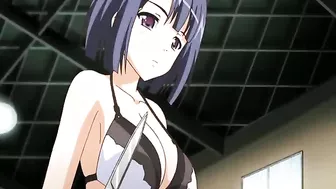 Bound Guy Gets Double Teamed by Two Sexy Hentai girls