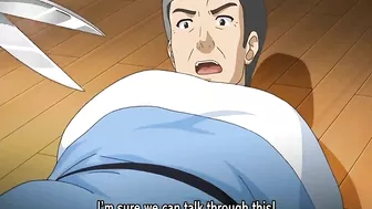 Bound Guy Gets Double Teamed by Two Sexy Hentai girls