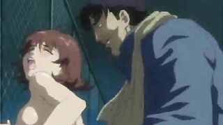 Hentai Girl Gets Poked From Behind - A Steamy Fence Encounter