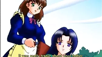 Lesbian Hentai Licking Pussy in the Bathroom