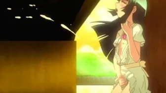 Shemale Hentai Self-Masturbates Outdoors Shemale Hentai Self-Masturbates Outdoors