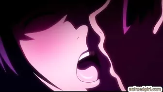 Shemale Hentai Self-Masturbates Outdoors