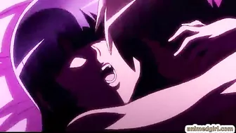 Shemale Hentai Self-Masturbates Outdoors