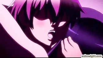 Shemale Hentai Self-Masturbates Outdoors