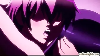 Shemale Hentai Self-Masturbates Outdoors