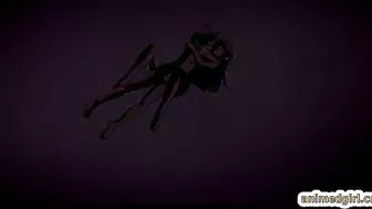 Shemale Hentai Self-Masturbates Outdoors