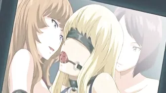 Busty hentai coed caught and hard group poked wetpussy