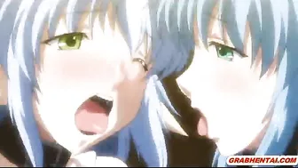 Muzzled Big Boobs Hentai Gets Hard Poked Until Cream Pie