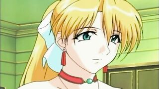 Hentai Girl's Anal Dildo Play with Her Master