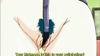 Hentai Girl's Anal Dildo Play with Her Master