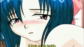 Hentai Girl's Anal Dildo Play with Her Master