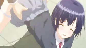 Japanese Hentai Vibrates Her Pussy in Bondage