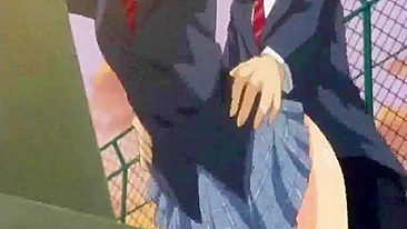 Japanese Hentai Vibrates Her Pussy in Bondage