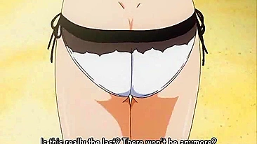 Outdoor Tittyfucking with Big-Titted Cuties - A Hentai Porn Video