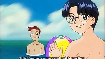 Big Boobs Hentai Gets Massage on the Beach - Anime, Big Boobs, and Hentai