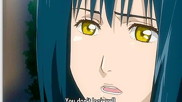 Busty hentai Japanese riding cock and cumface