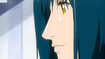 Busty hentai Japanese riding cock and cumface