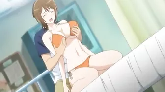 Squeeze Her Big Boobs and Poke Her Virginity - A Japanese Hentai Porn Video