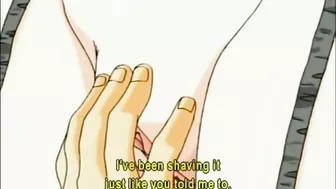 Chained hentai in her nipples gets fingred wetpussy, chained, hentai, nipples