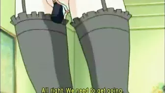 Chained hentai in her nipples gets fingred wetpussy, chained, hentai, nipples