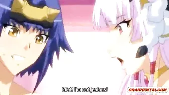 Hentai Princess Gangbang and Cumshot Allbody - Two Anime Princesses' Wild Ride