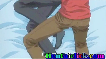 Gay Masturbation and Sex Act in Anime with Toon Gay