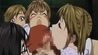 Japanese Bondage Shemale Gets Sucked by Bigcock in Hentai