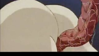 Hentai Girls' Group Drilled by Red Tentacles - Caught in the Act!