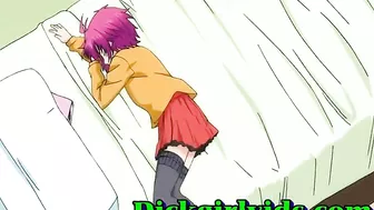 A naughty hentai shemale girl gets wildly penetrated in - anime porn Video