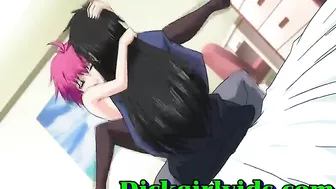 A naughty hentai shemale girl gets wildly penetrated in - anime porn Video